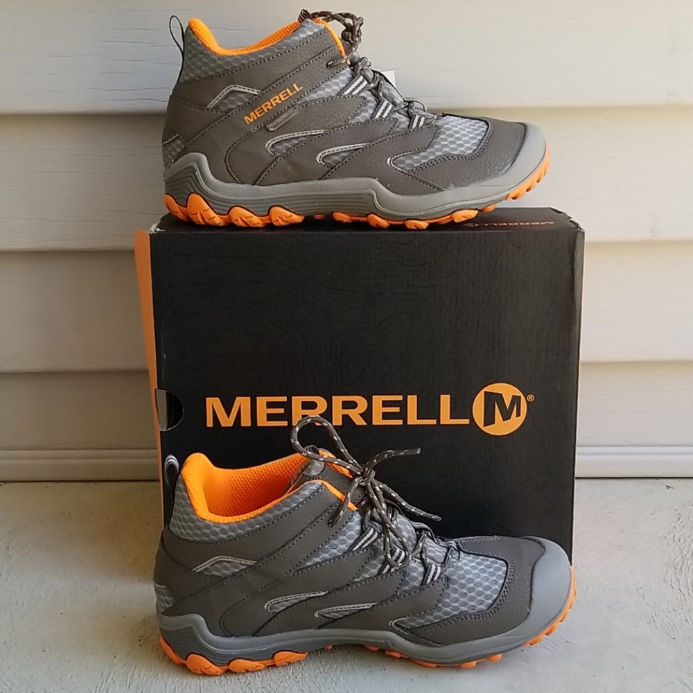 Merrell boys hiking shoes
